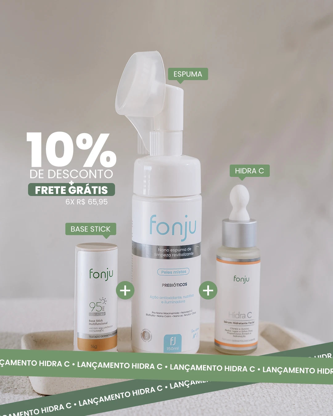 Kit Pele Perfeita - Fonju
