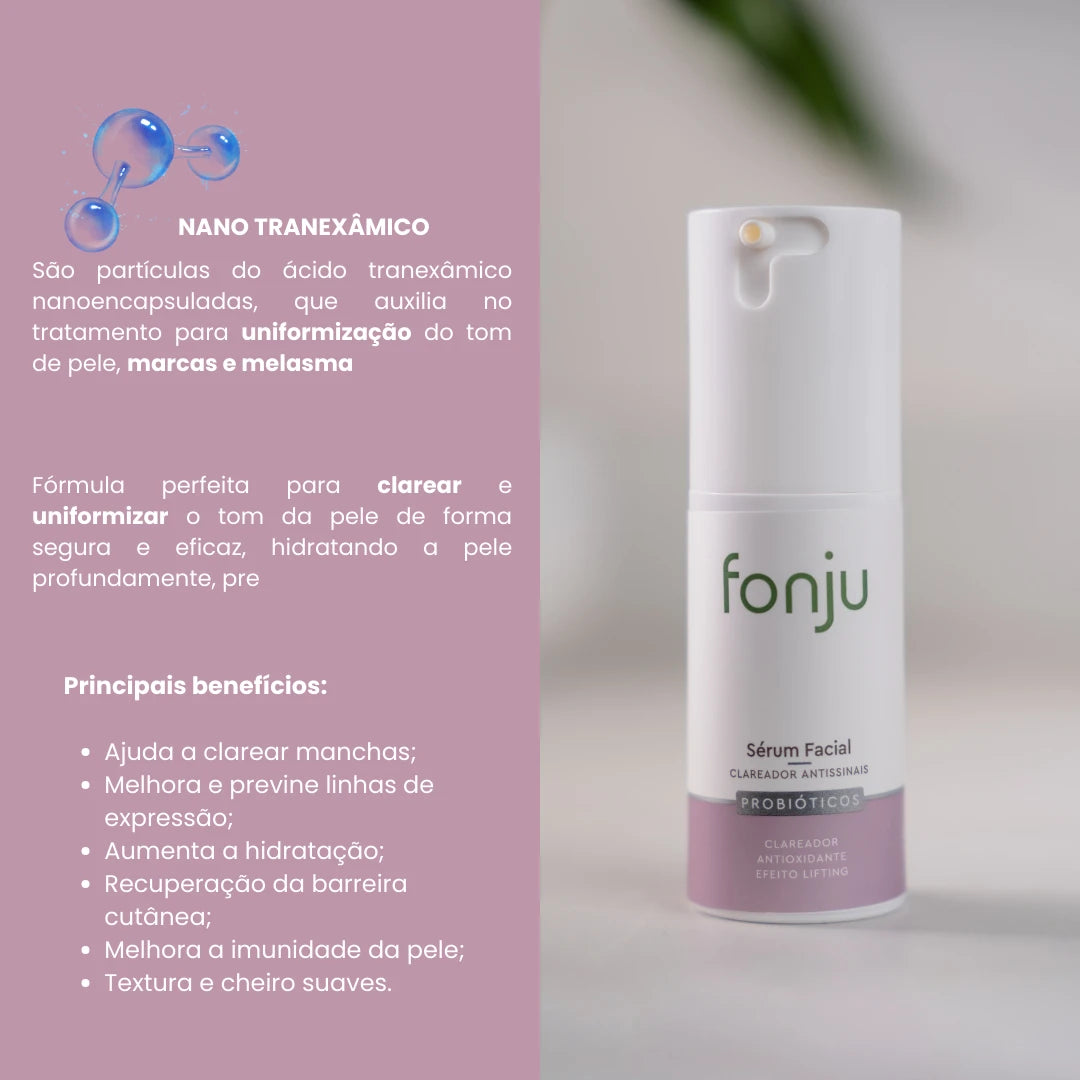 Sérum Clareador e Antissinais 30 ml / 31g - Fonju