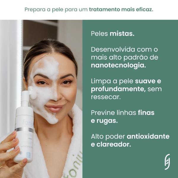 Espuma de Limpeza Revitalizante Peles Mistas 150 ml - Fonju