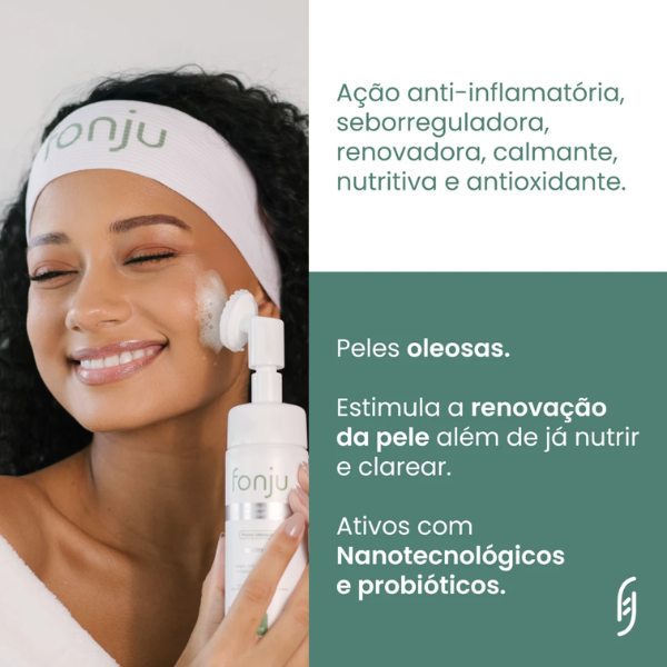 Espuma de Limpeza Equilibrante Peles Oleosas 150 ml - Fonju