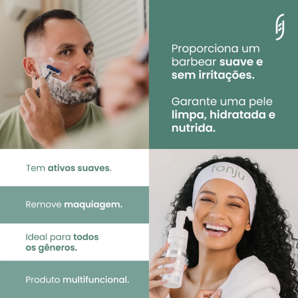 Espuma de Limpeza Cremosa Flex 155ml Fonju