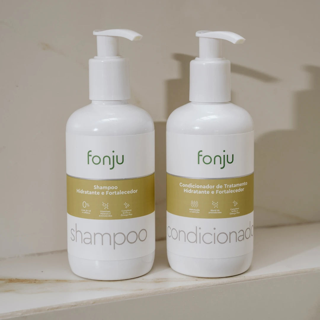 Kit Hidratante e Fortalecedor - Linha Capilar Fonju