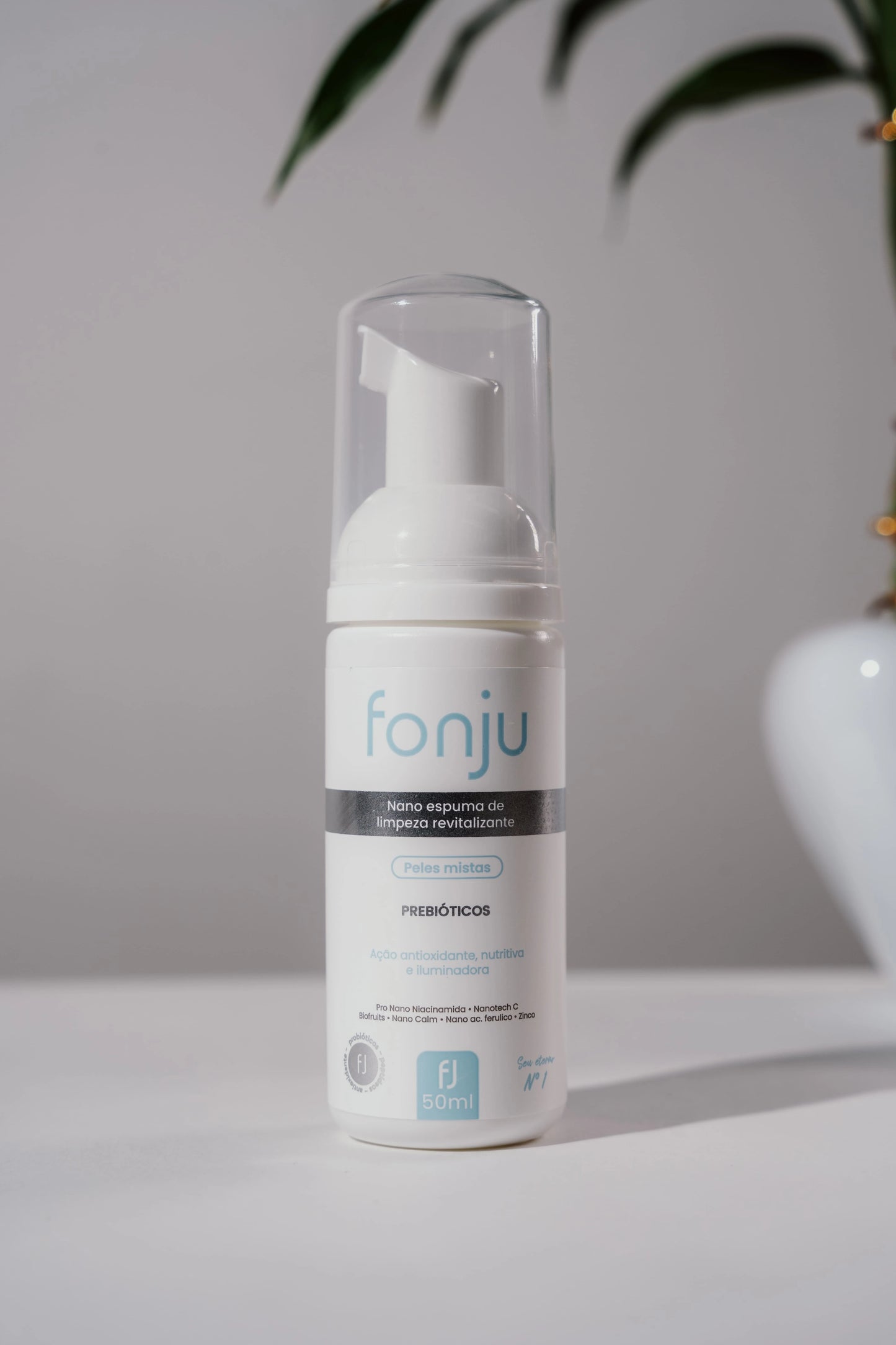 Espuma de Limpeza Revitalizante Peles Mistas 50ml - Fonju