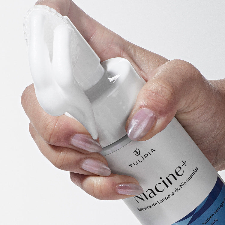 Tulípia Espuma de Limpeza Niacinamida 150ml – Antiacne, Poros e Oleosidade