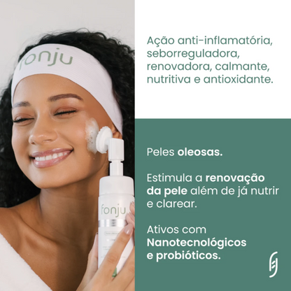 Espuma de Limpeza Equilibrante Peles Oleosas 150 ml - Fonju