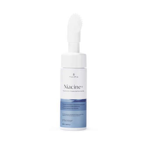 Tulípia Espuma de Limpeza Niacinamida 150ml – Antiacne, Poros e Oleosidade