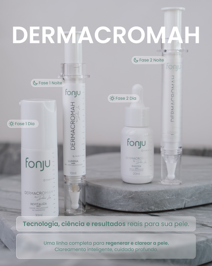 Kit Linha Dermacromah – Tratamento Facial Intensivo - 4 produtos, Revitaliza, Lumina, Suaviza e Código