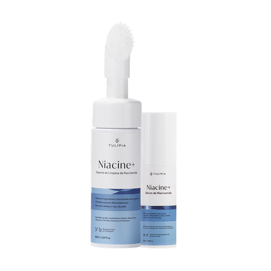 Kit Rotina Niacinamida – Limpeza e Tratamento Completo | Tulípia