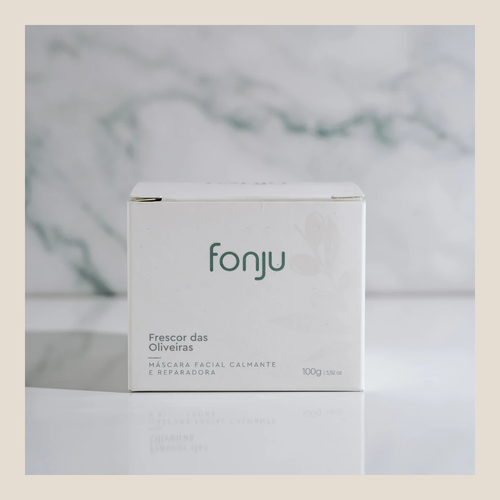 Máscara Facial Calmante e Reparadora – Frescor das Oliveiras (100g)