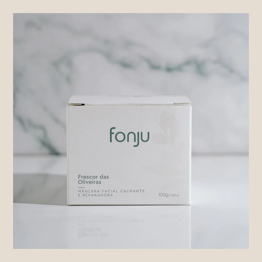 Máscara Facial Calmante e Reparadora – Frescor das Oliveiras (100g)