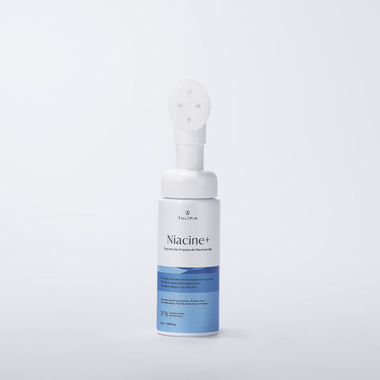 Mini Espuma Niacinamida 50ml Tulípia – Ideal para Teste e Viagem